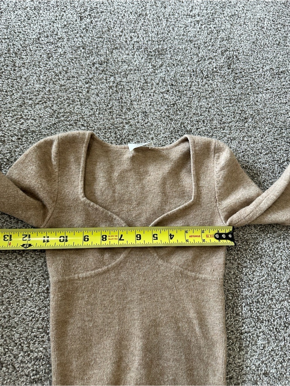 Wilfred Greer Sweater Size XS Heather Tannin Aritzia - Picture 9 of 10
